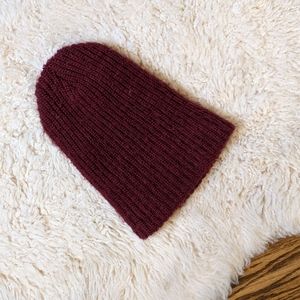 Burgundy Beanie Hat